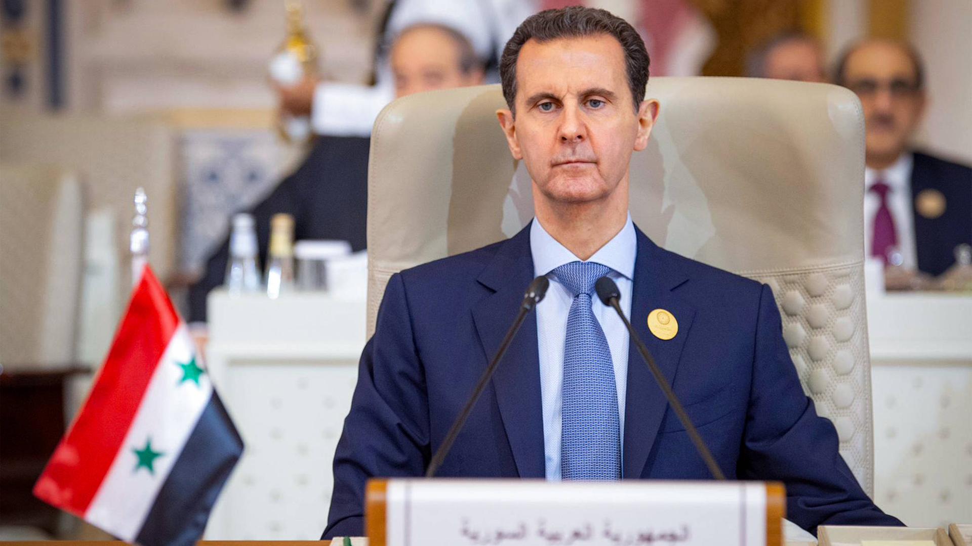 November 11, 2023, Riyadh, Saudi Arabia: Der syrische Präsident Baschar al-Assad bei einem Treffen der arabischen Liga in Saudi-Arabien.