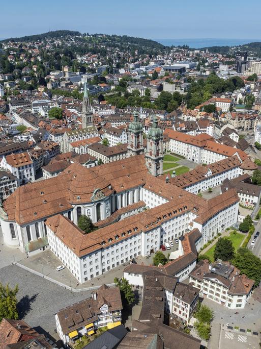 Die historische Altstadt von Sankt Gallen mit dem Klosterviertel und der Kathedrale