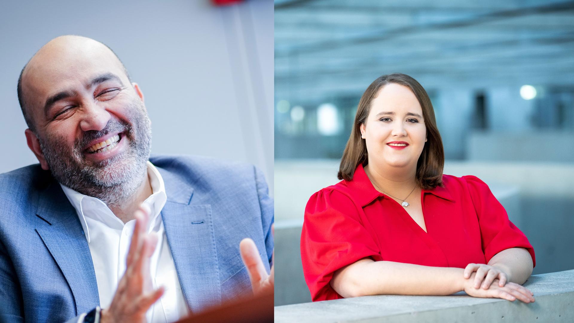 Omid Nouripour und Ricarda Lang sind neue Parteivorsitzende der Grünen. Omid Nouripour und Ricarda Lang sind neue Parteivorsitzende der Grünen.