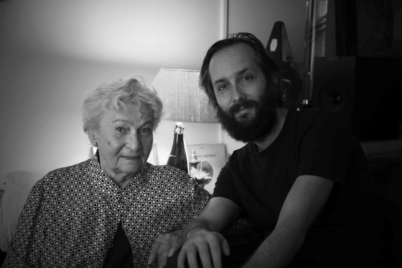Éliane Radigue und François Bonnet im Jahr 2019
