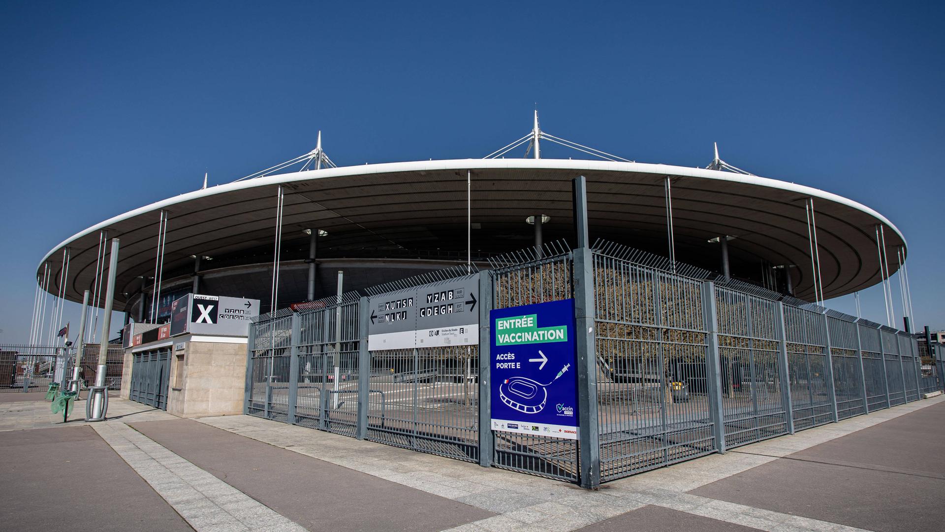 Das Stadion Stade de France in Saint-Denis 