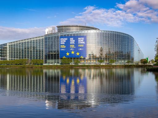 Außenansicht des EU-Parlaments in Straßburg
