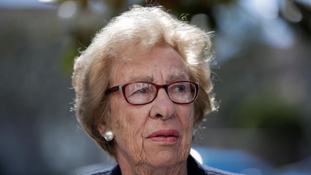 Die Holocaust-Überlebende Eva Schloss, Stief-Schwester von Anne Frank