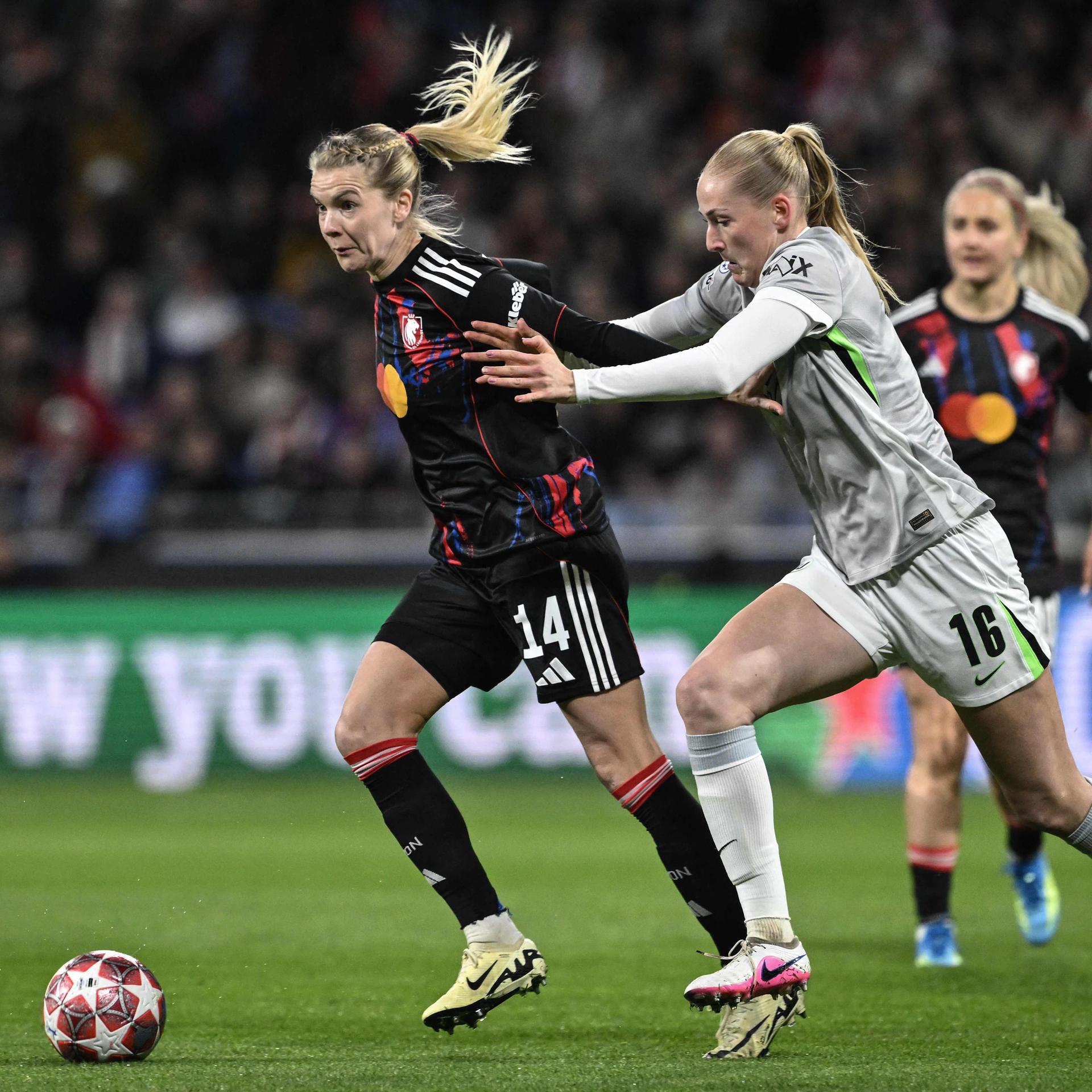 Fußball-Champions-League - Wolfsburgerinnen scheitern im Viertelfinale an Lyon