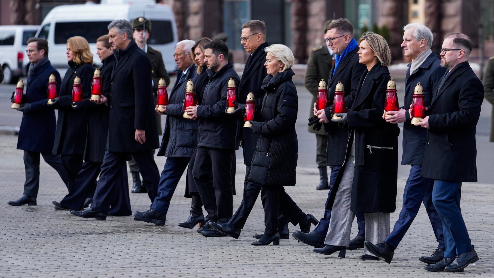 Staatsminister besuchen die Ukraine Staatsminister besuchen die Ukraine