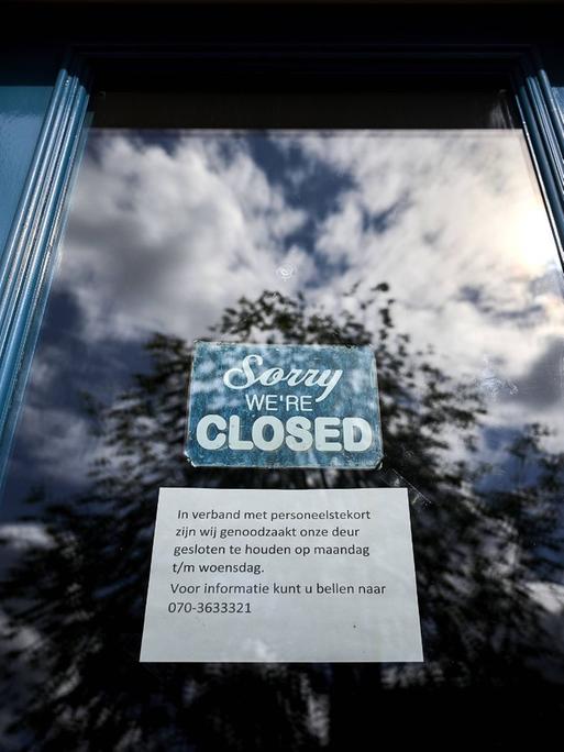Ein Restaurant in Den Haag muss geschlossen bleiben wegen Personalmangel