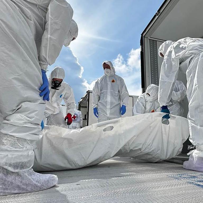 Ukraine-Krieg - Austausch von Leichen getöteter Soldaten mit Russland