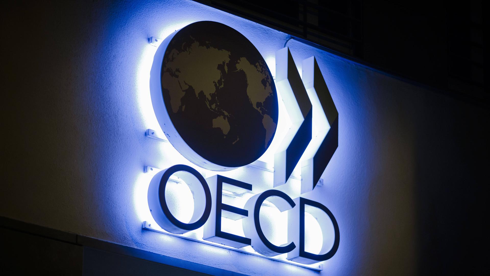 Das Logo der Organisation für wirtschaftliche Zusammenarbeit und Entwicklung