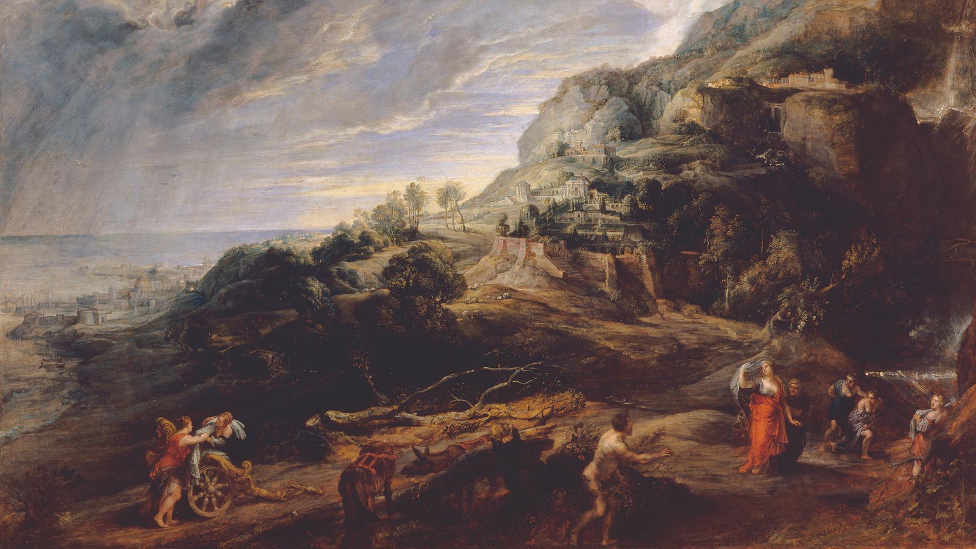 Odysseus bei den Phaeaken (Paul Peter Rubens, 1577-1640).