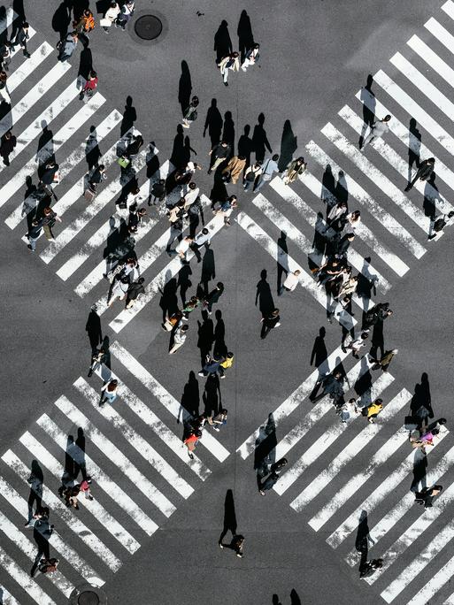 Fußgängerkreuzung in Tokyo