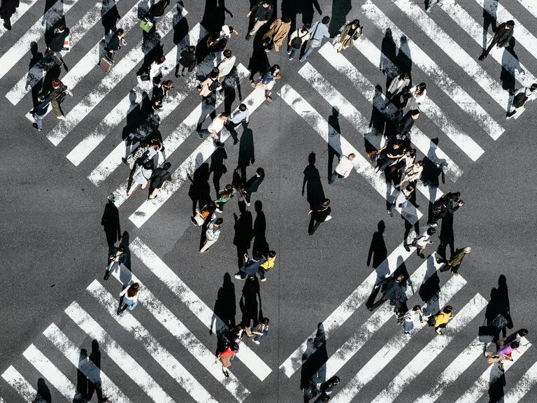 Fußgängerkreuzung in Tokyo