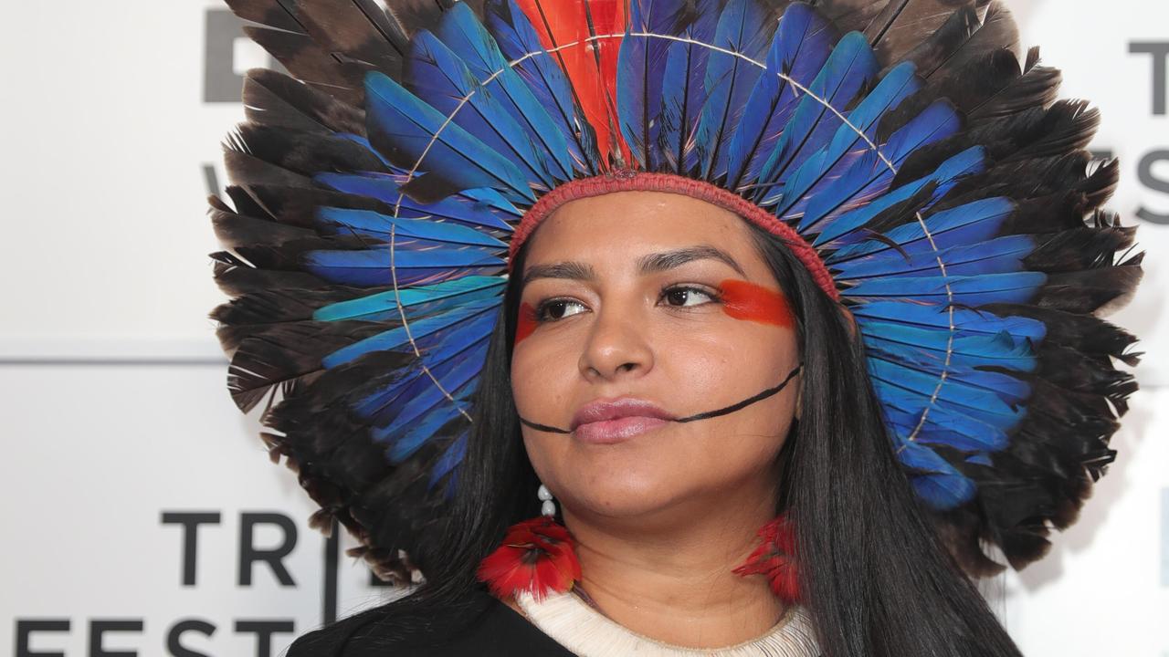 Aktivistin Juma Xipata bei der Premiere des Films "Yanuni - Die Stimme des Amazonas" von Richard Ladkani im Juni 2025 beim Tribeca Festival in New York City.