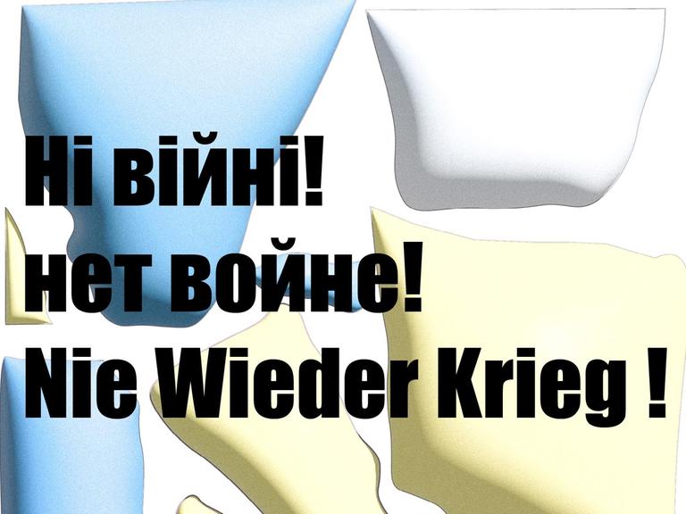 Plakat für das Benefizkonzert "Nie Wieder Krieg"