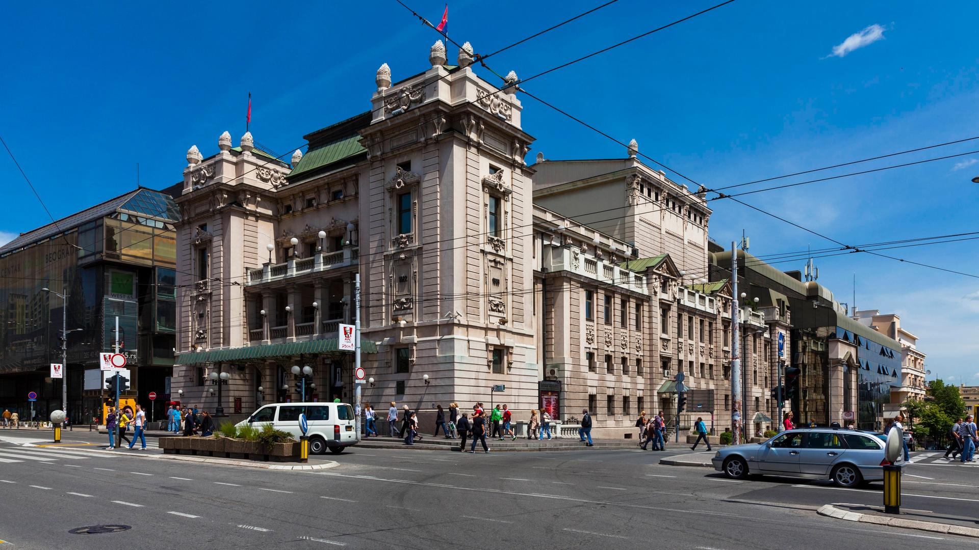 Das National-Theater in Belgrad Das National-Theater in Belgrad