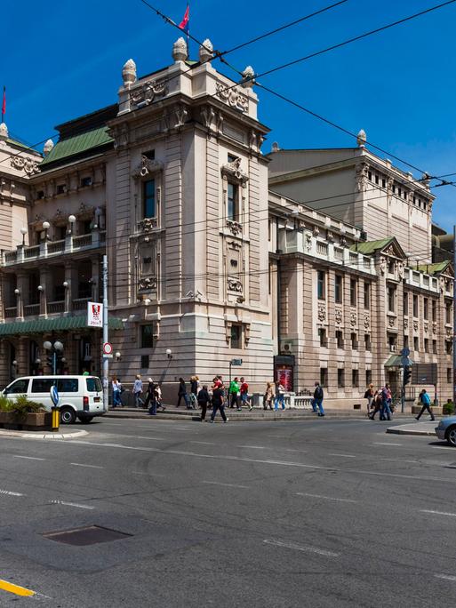Das National-Theater in Belgrad