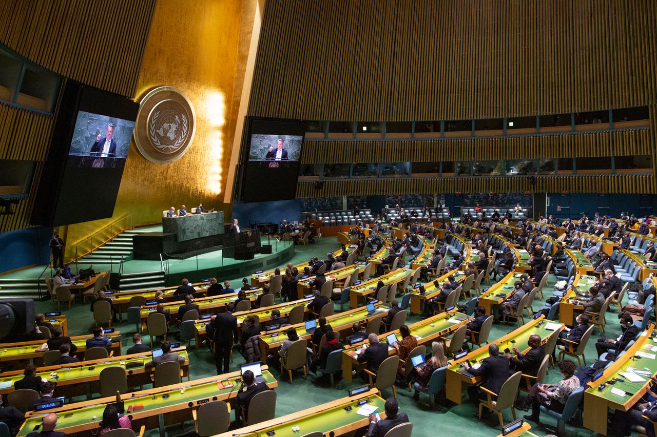 Dringlichkeitssitzung der UNO-Vollversammlung zum russischen Angriff auf die Ukraine.