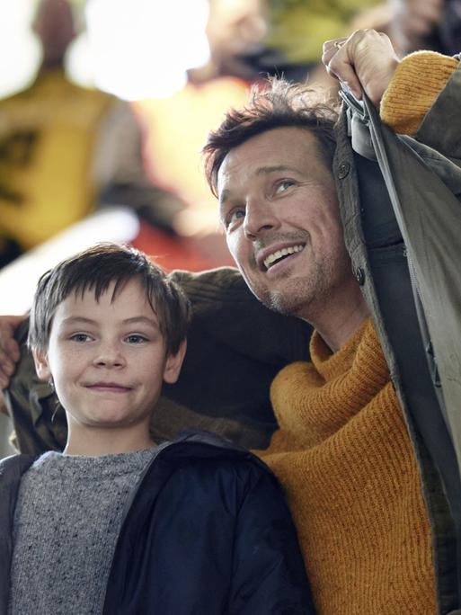 Florian David Fitz und Cecilio Andresen in einer Szene des Films "Wochenendrebellen".