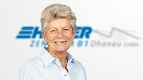 Porträt von Maria Dhonau, Firmengründerin von Hymer Caravans.