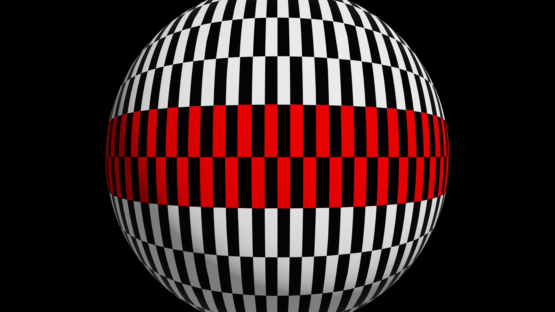 Das Cover des Podcasts "Hologrammatica" zeigt eine Kugel mit einem schwarz-weißen Kachelmuster, deren Äquator ein rot-schwarz gekachelter Streifen bildet. Das Cover des Podcasts "Hologrammatica" zeigt eine Kugel mit einem schwarz-weißen Kachelmuster, deren Äquator ein rot-schwarz gekachelter Streifen bildet.
