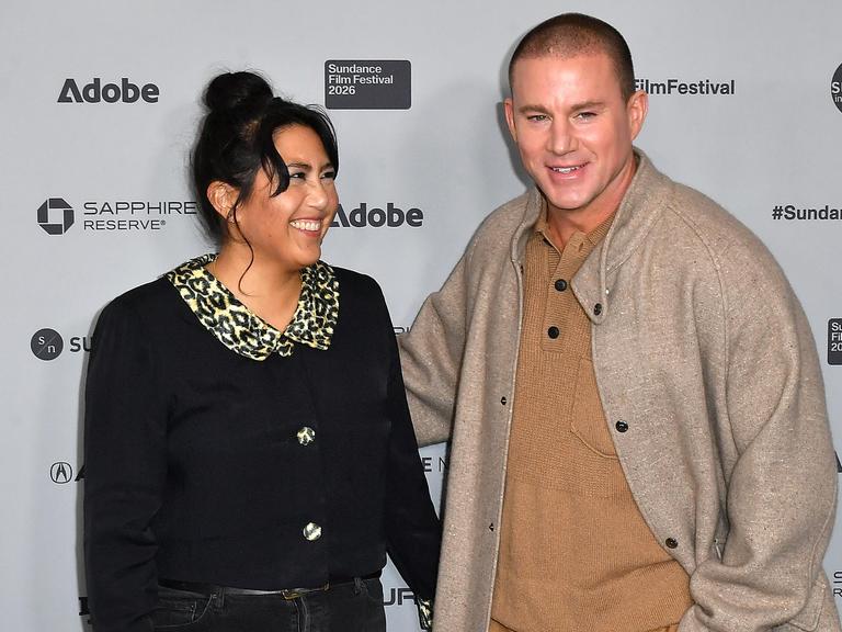 Beth de Araújo, Channing Tatum attend the "Josephine" Premiere during the 2026 Sundance Film Festival at Eccles Center Theater. (Photo by Image Space / SOPA Images/Sipa USA)