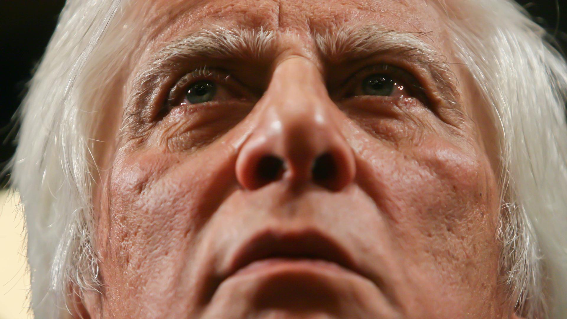 Großaufnahme vom iranischen Filmemacher Bahram Beyzai