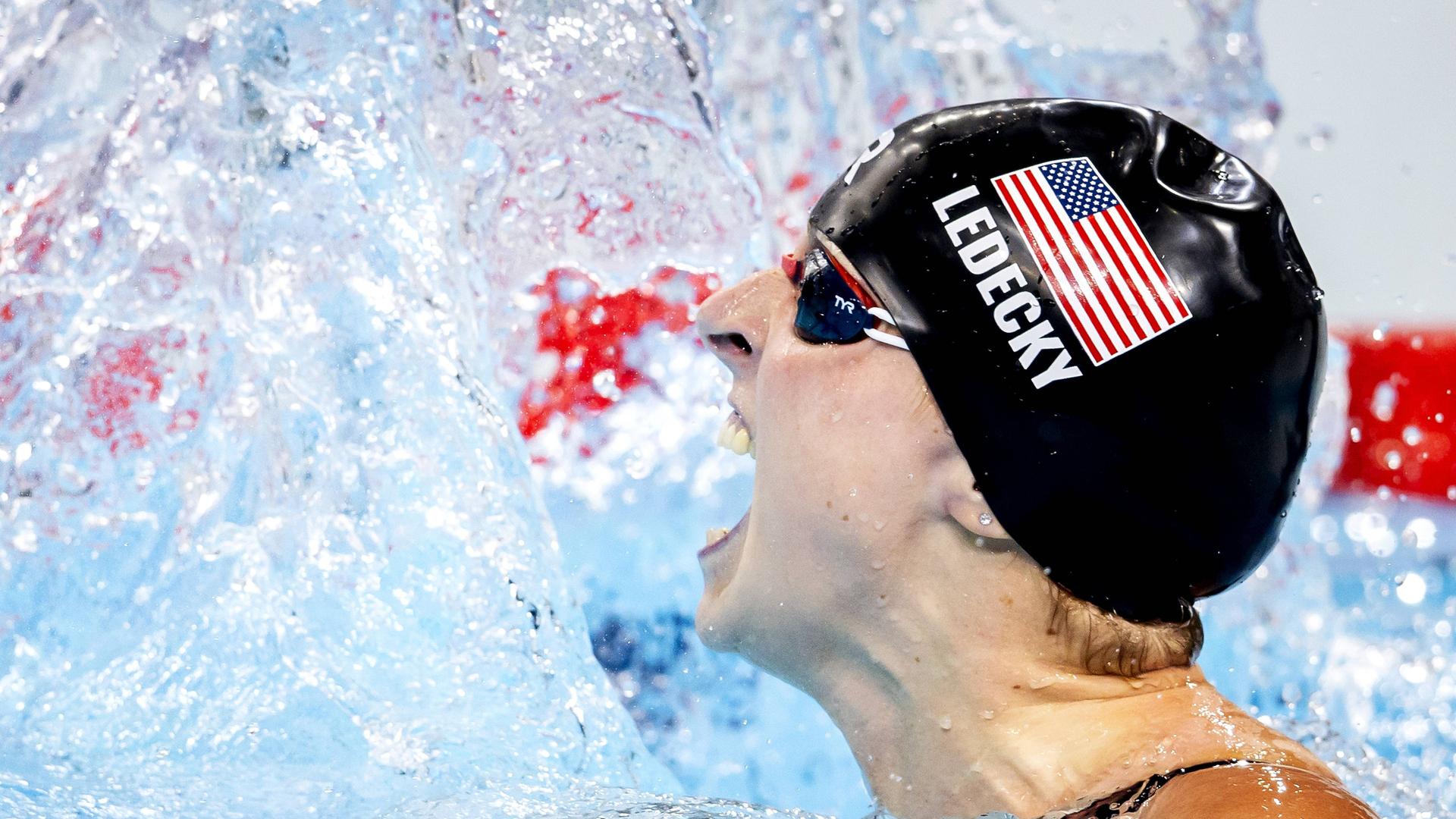 Katie Ledecky bei den Olympischen Spielen 2024