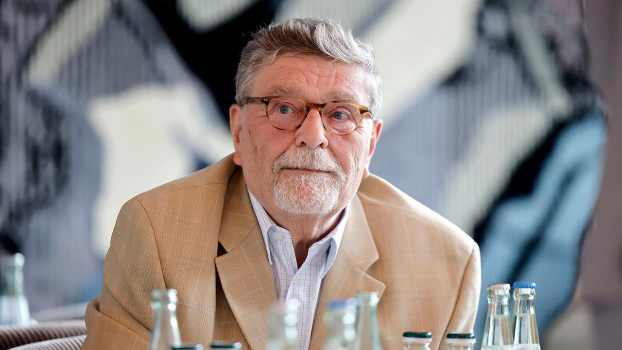 Kölns ehemaliger Oberbürgermeister Fritz Schramma (CDU) bei einem Empfang im historischen Rathaus im Jahr 2024