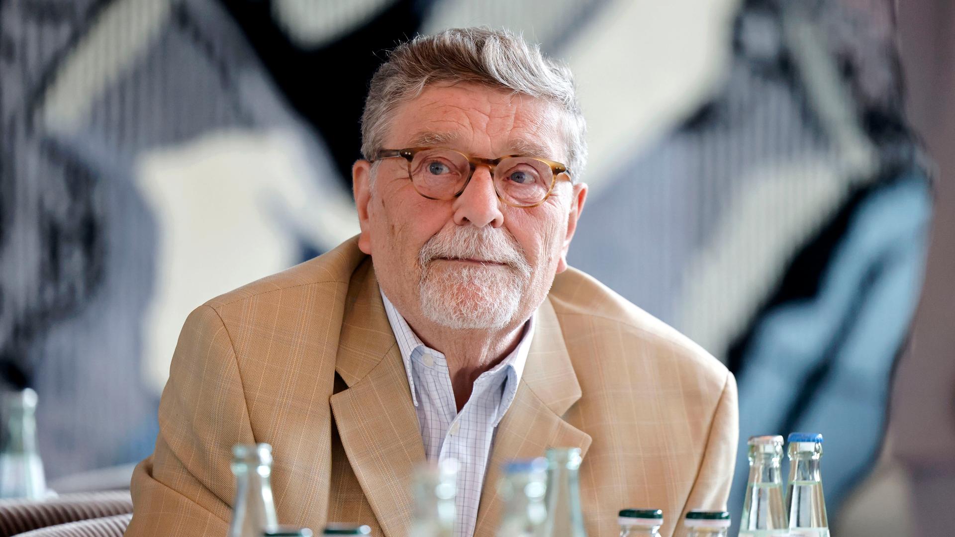 Kölns ehemaliger Oberbürgermeister Fritz Schramma (CDU) bei einem Empfang im historischen Rathaus im Jahr 2024