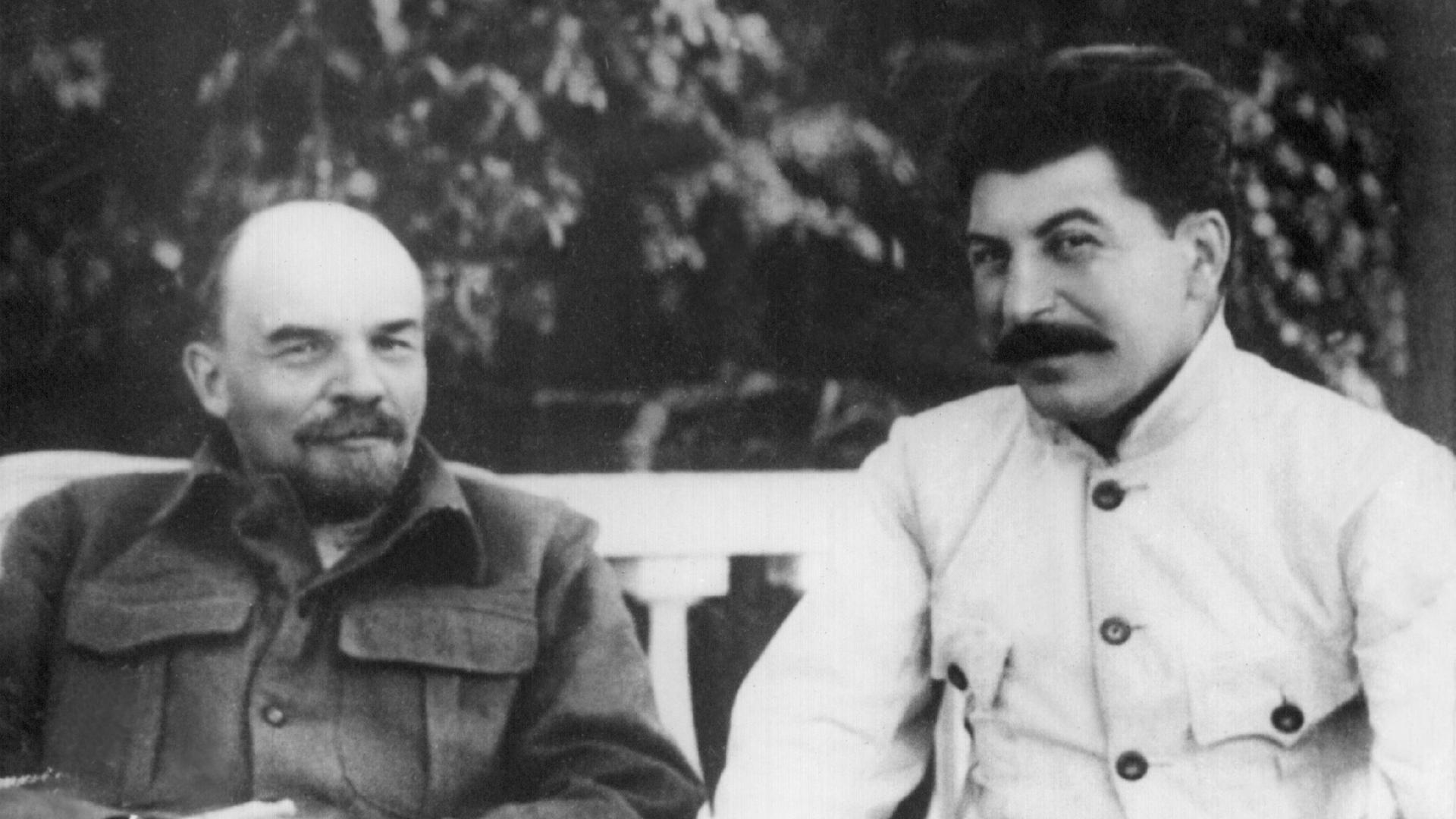 Stalin und Lenin 1922