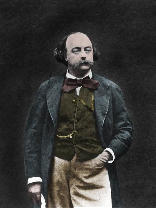 Porträt des französischen Schriftstellers Gustave Flaubert Porträt des französischen Schriftstellers Gustave Flaubert