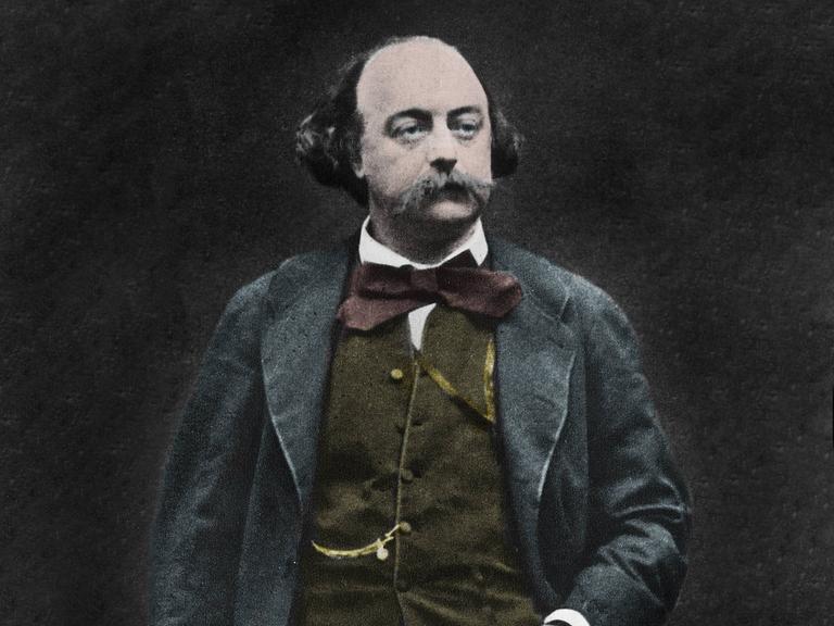 Porträt des französischen Schriftstellers Gustave Flaubert Porträt des französischen Schriftstellers Gustave Flaubert