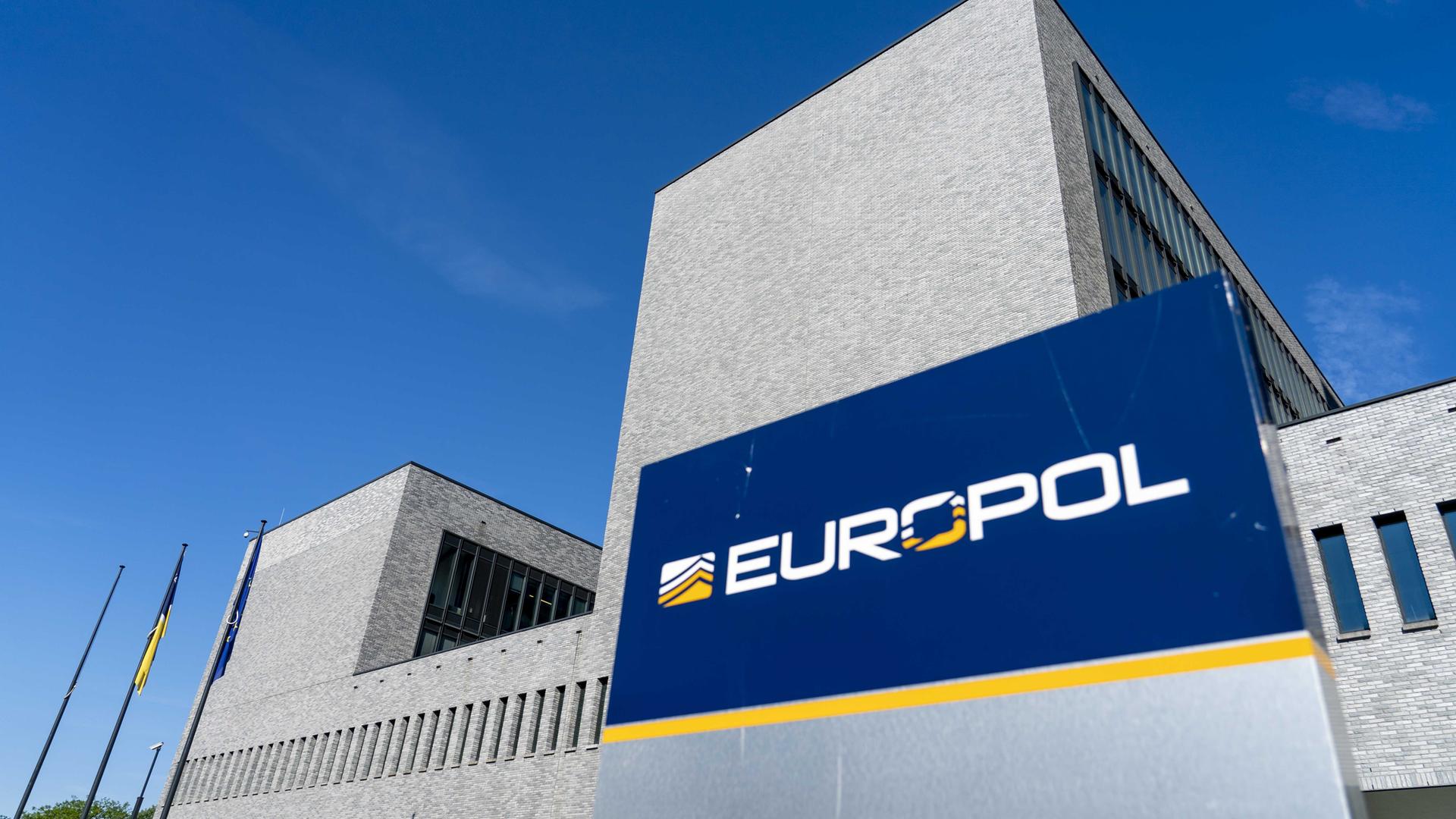 Blick auf das Gebäude der EU-Polizeibehörde Europol in Den Haag. 
