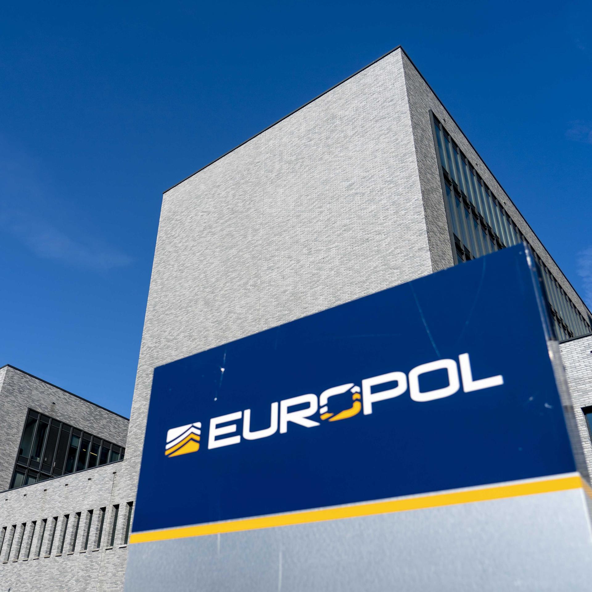 Blick auf das Gebäude der EU-Polizeibehörde Europol in Den Haag. 