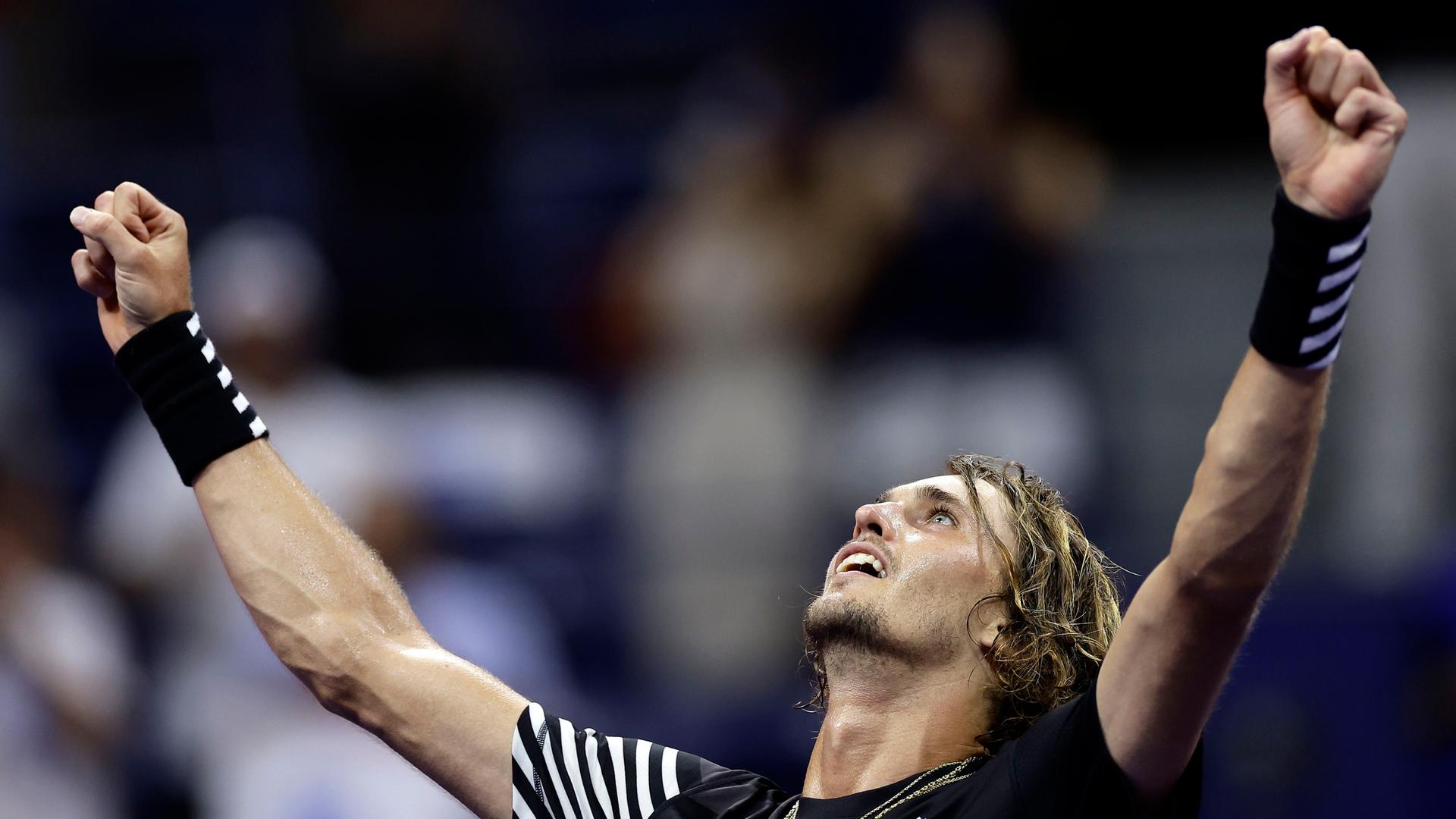 US Open Zverev schlägt Sinner und erreicht das Viertelfinale