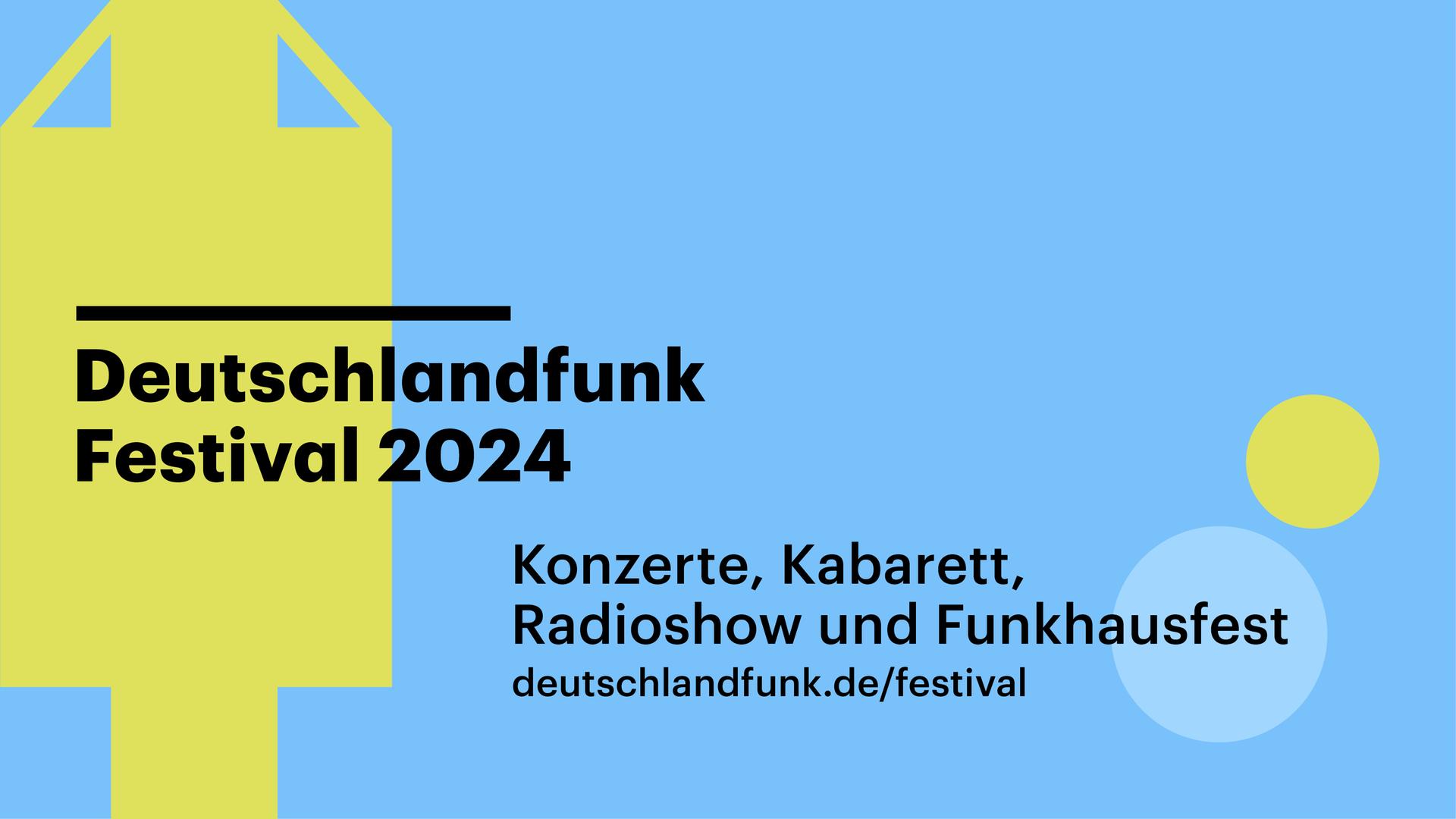 Visual des Deutschlandfunk Festivals anlässlich des 30 Jahre Deutschlandradio-Jubiläums