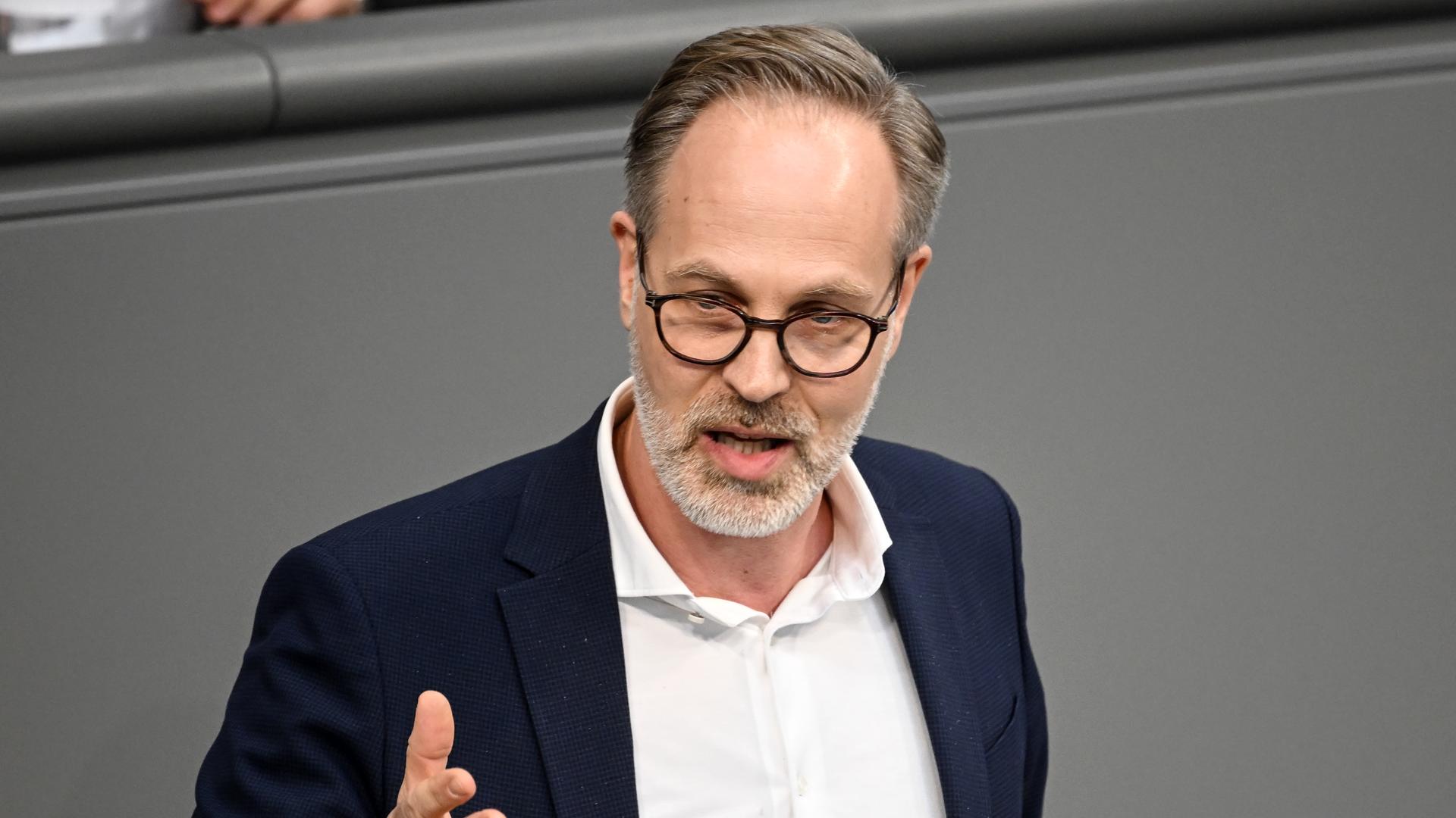 Sebastian Fiedler, (SPD) im Plenarsaal des Bundestags