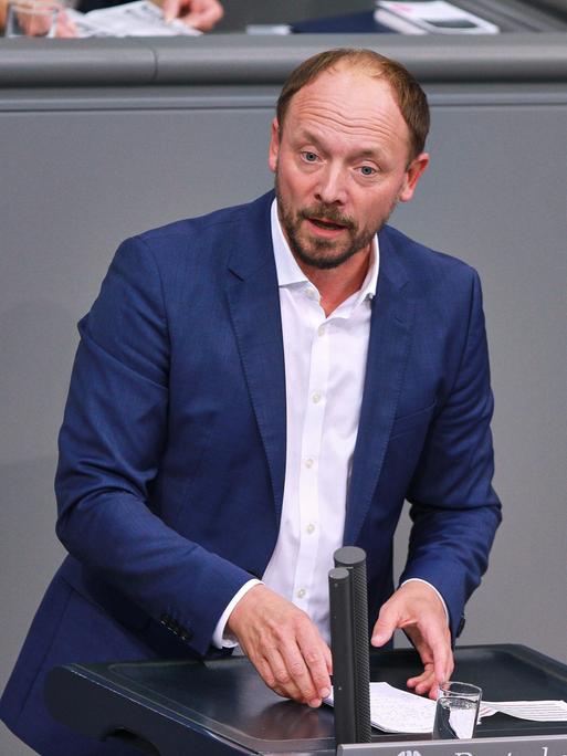 Der CDU-Politiker Marco Wanderwitz hält eine Rede im Bundestag.
