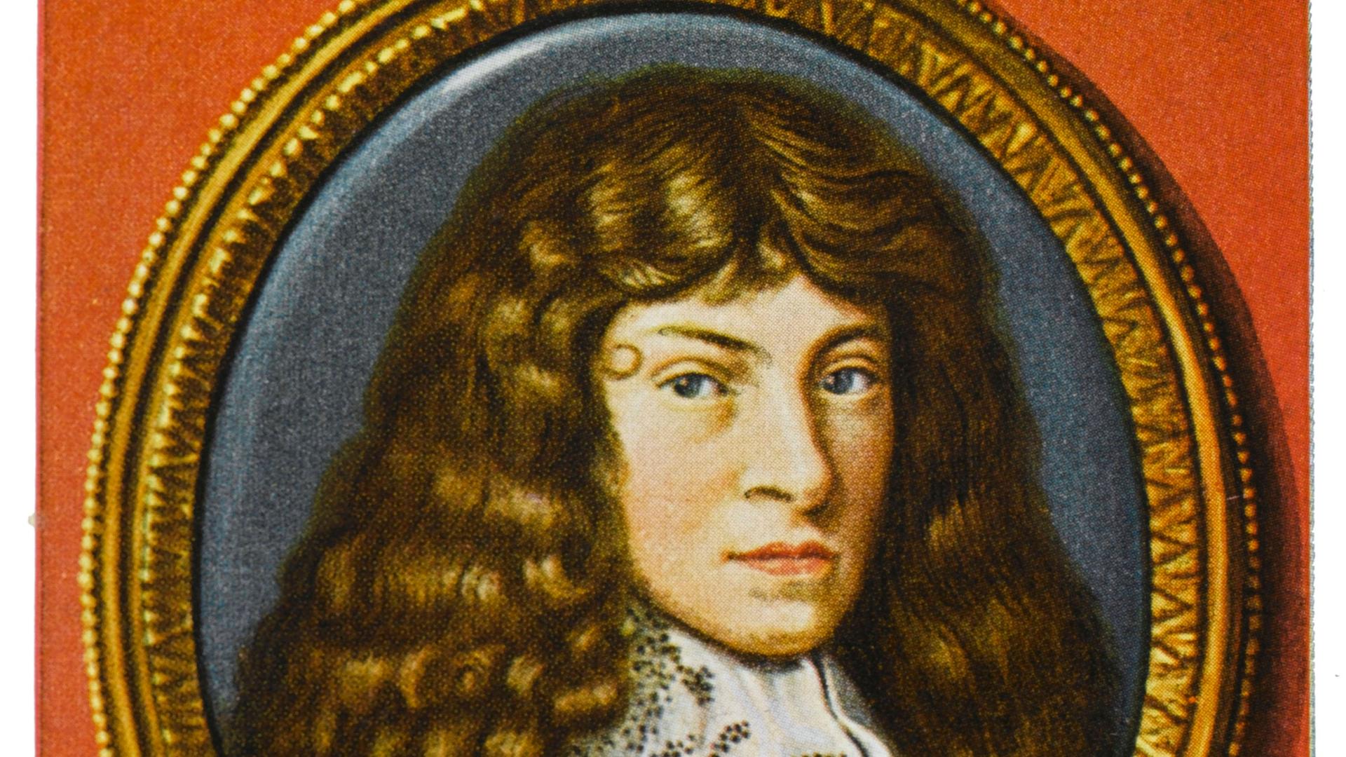 Undatiertes Porträt des französischen französischer Mathematikers, Physikers, Literaten und Philosophen Blaise Pascal