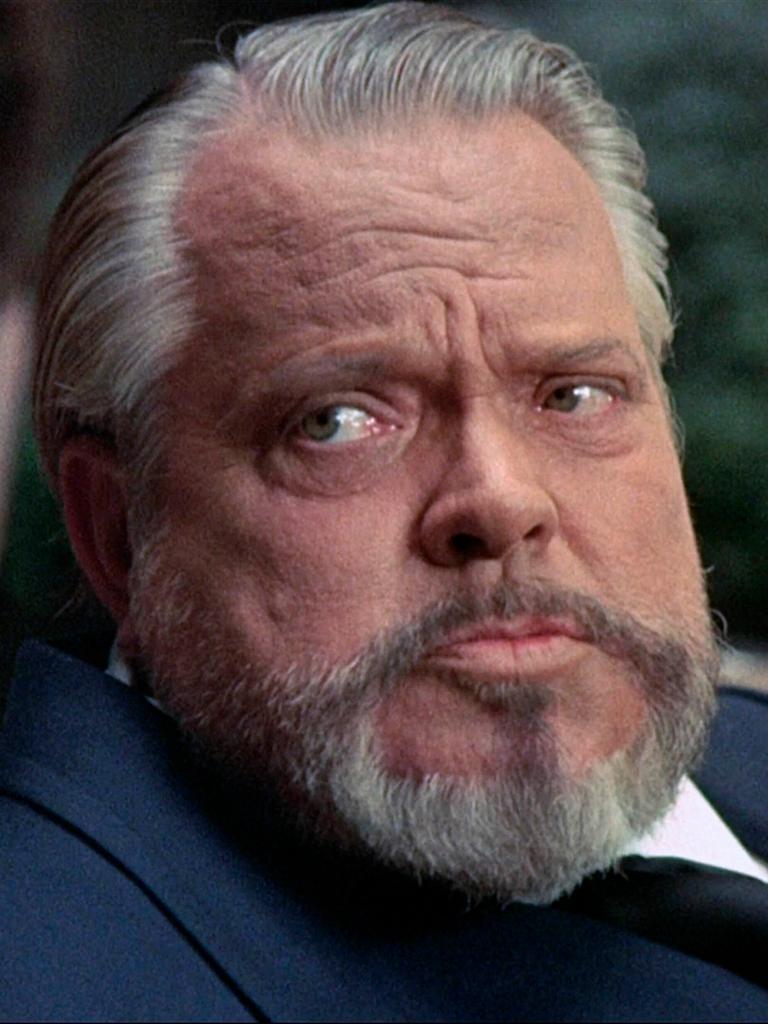 Der Schauspieler Orson Welles in einer Szene im Film "Reise der Verdammten" von 1976.