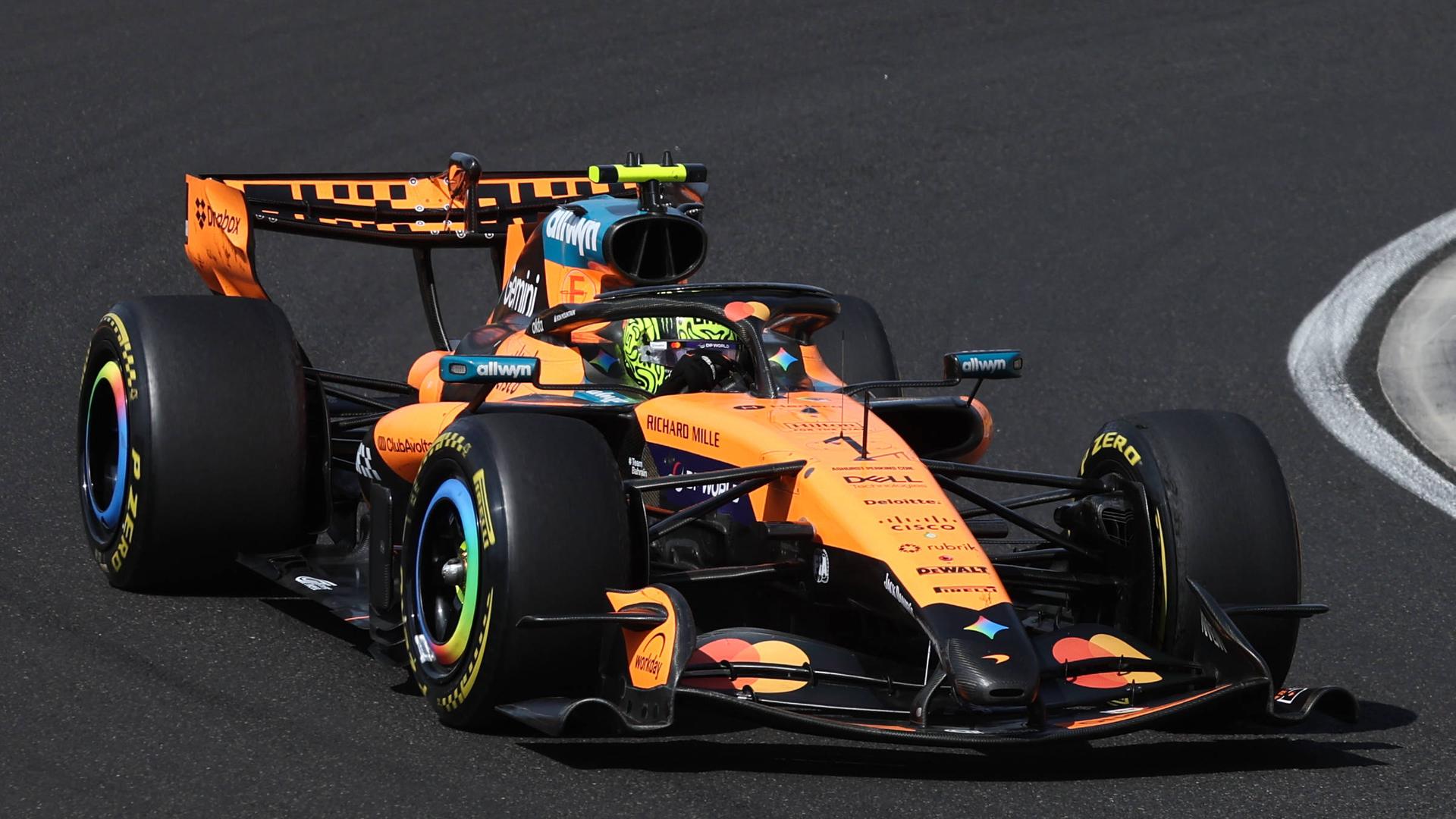 Lando Norris beim Großen Preis von Ungarn Lando Norris beim Großen Preis von Ungarn