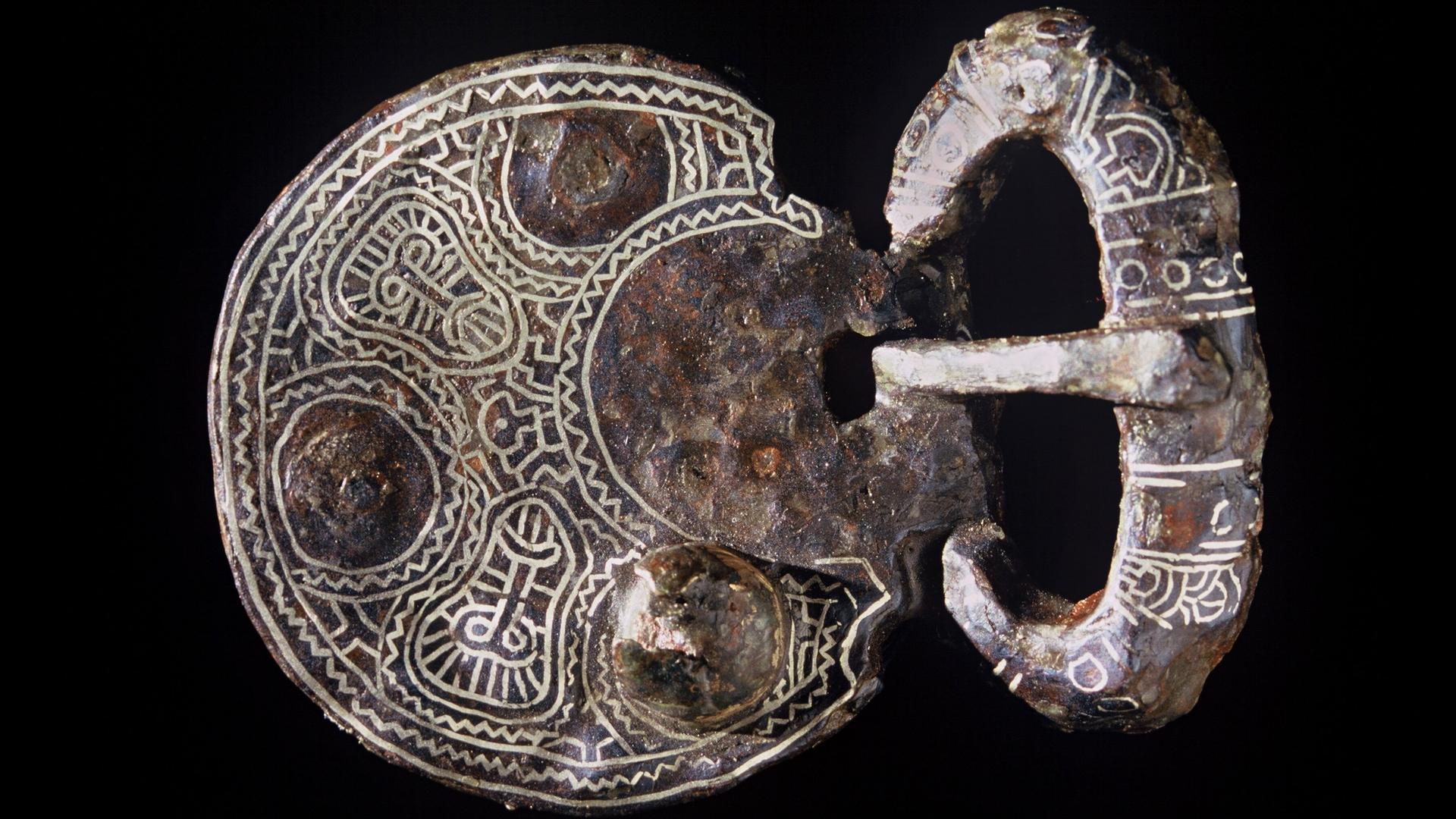 Gürtelschnalle aus dem 7. Jahrhundert