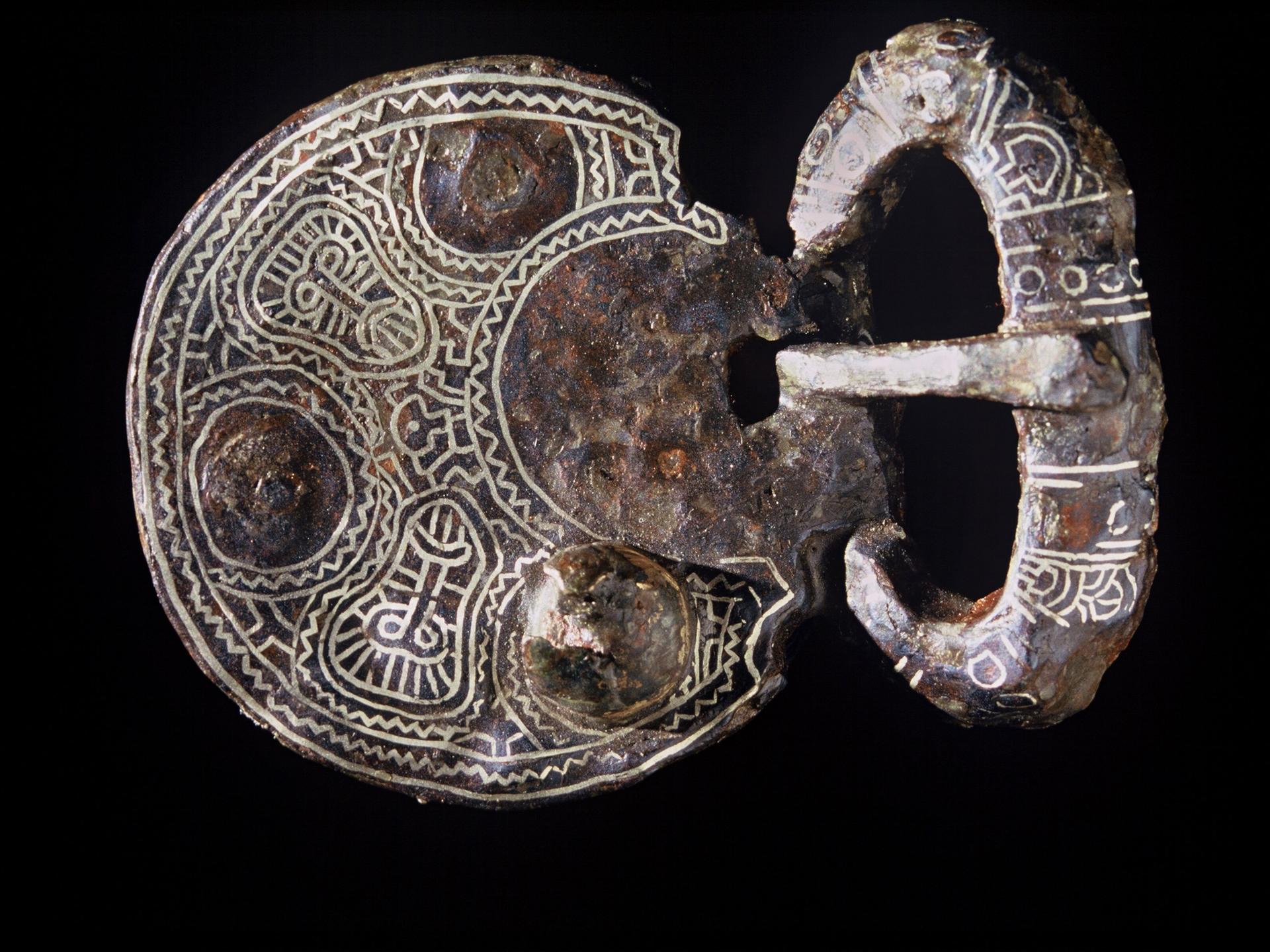 Gürtelschnalle aus dem 7. Jahrhundert