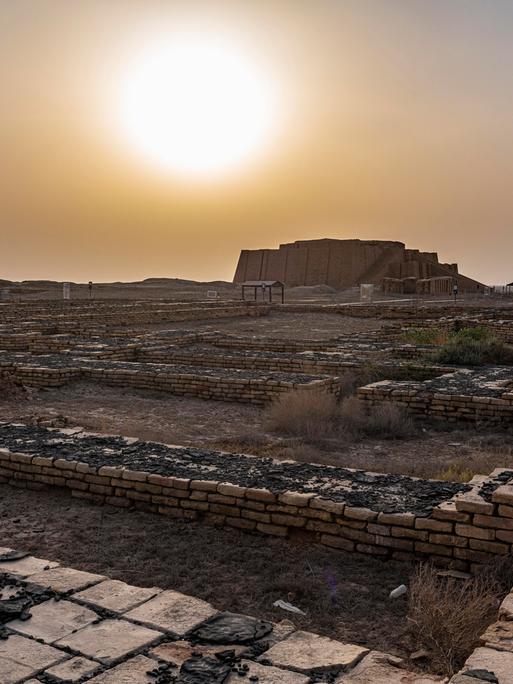 Antike Stadt Ur im Irak