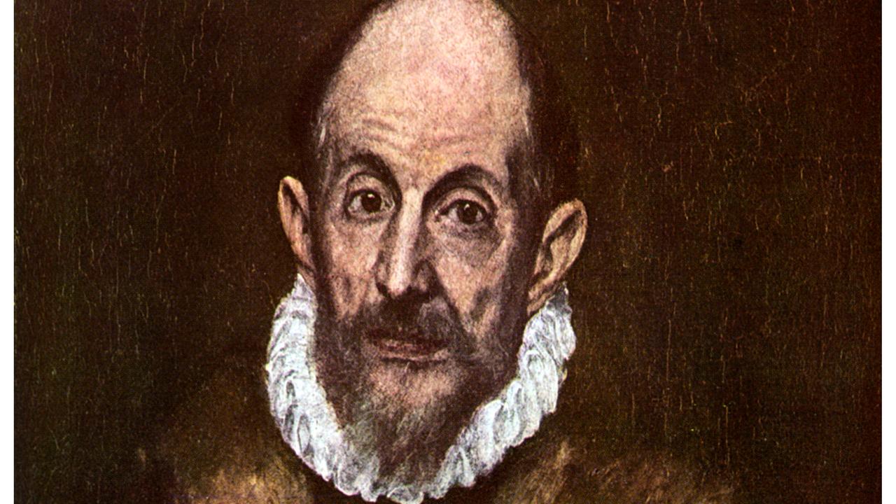 El Greco, Selbstbildnis (Ausschnitt)