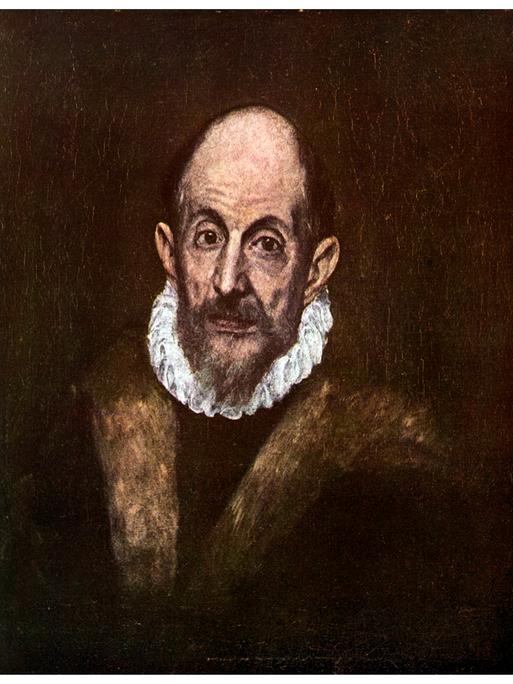 El Greco, Selbstbildnis (Ausschnitt)