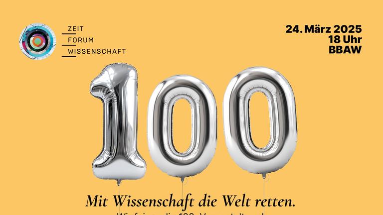 ZEIT Forum Wissenschaft: 100. Veranstaltung