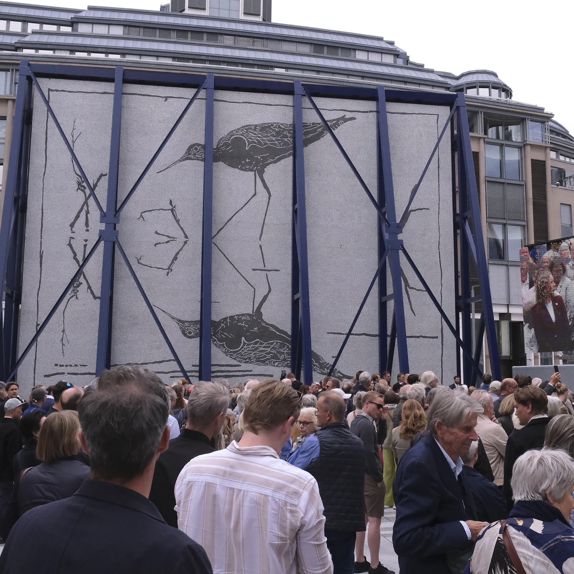 Die Gedenkstätte für die Opfer des Rechtsextremisten Anders Behring Breivik in Oslo