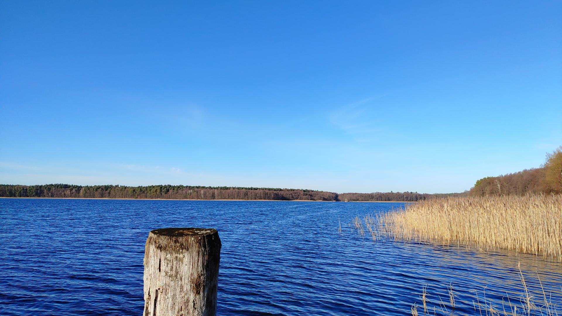 Blick auf einen See