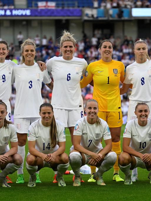 Die englische Frauen-Nationalmannschaft