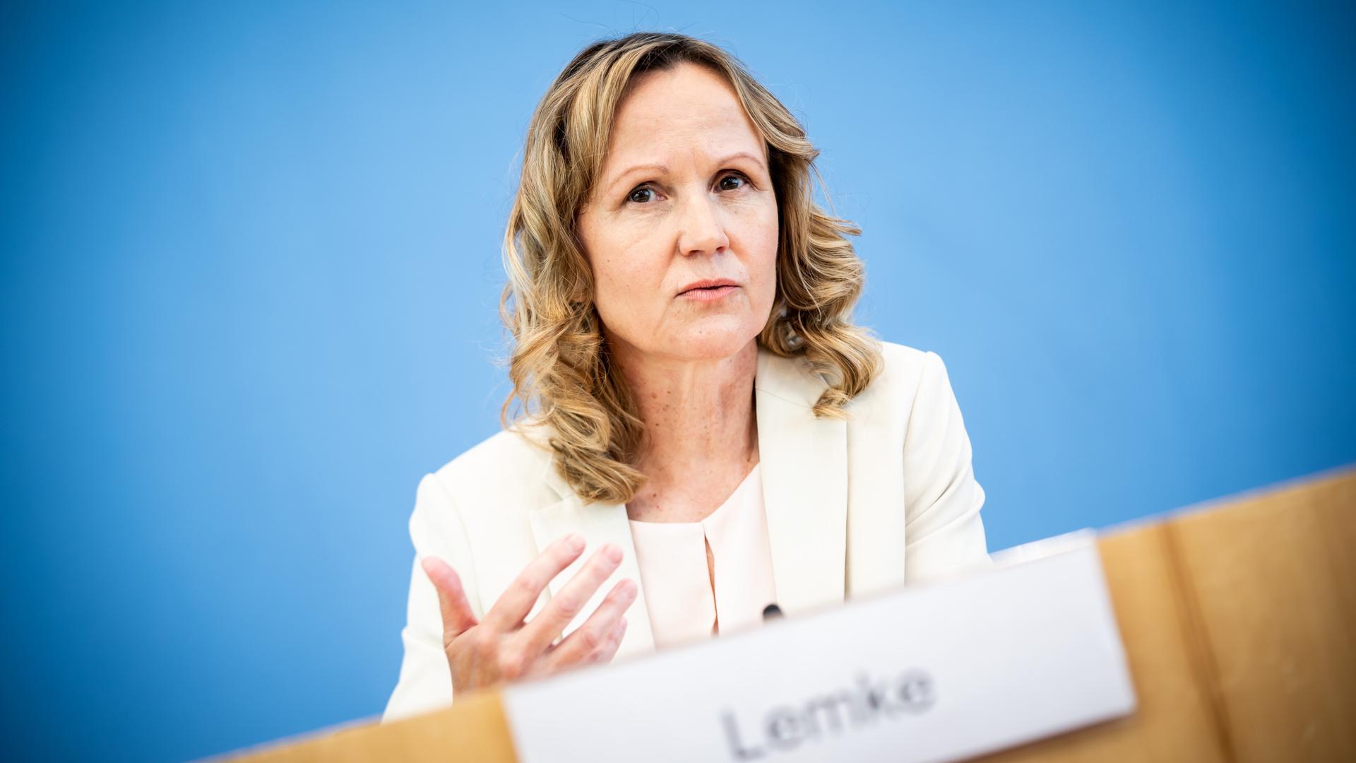 Steffi Lemke (Bündnis 90/Die Grünen), Bundesministerin für Umwelt, Naturschutz, nukleare Sicherheit und Verbraucherschutz